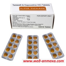 Super Tadarise (сиалис20+дапоксетин60) 10таб Super Tadarise (сиалис20+дапоксетин60) 10таб