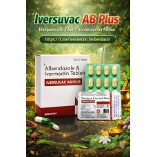 Iversuvac AB (Ивермектин 6мг + Альбендазол 400мг) 10 таблеток