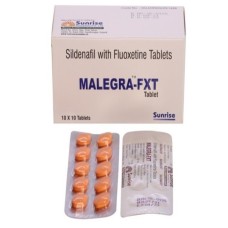 Malegra-FXT (Виагра 100мг - Флуоксетин 40мг) 10таб