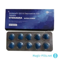 Stenagra Super Power (Виагра100мг+Дапоксетин100мг) 10таб Stenagra Super Power (Виагра100мг+Дапоксетин100мг) 10таб